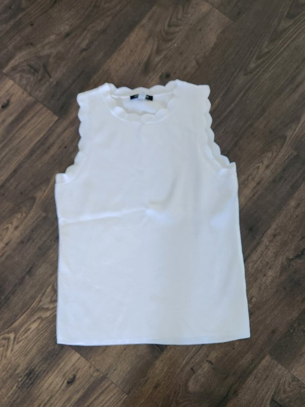 Cable & Gauge Sweater Tank White